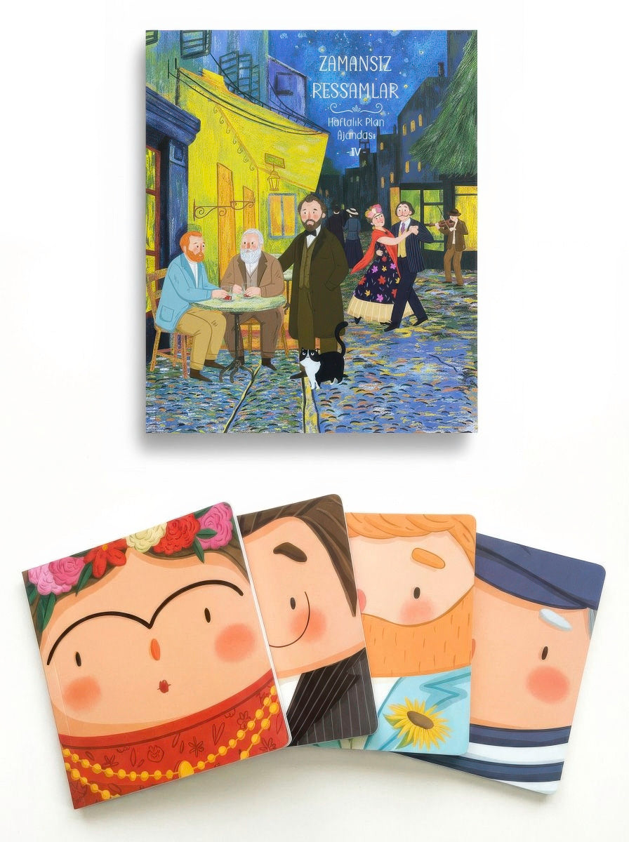 Zamansız Ressamlar Ajanda IV + Ressamlar Çizgisiz Defter Set - görünüm 1 / 1