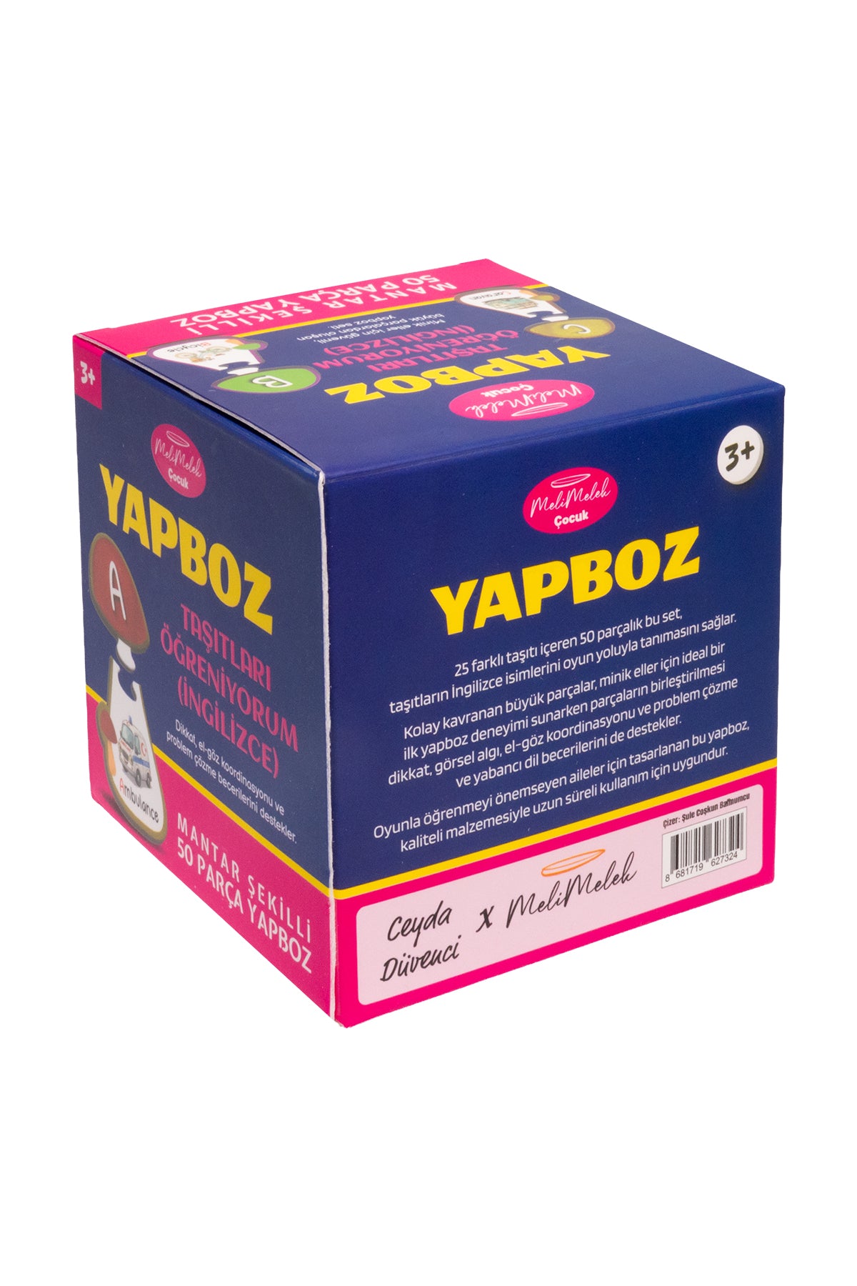 Melimelek Çocuk Yapboz Puzzle - Taşıtları Öğreniyorum (İngilizce) (Ceyda Düvenci) - görünüm 3 / 3