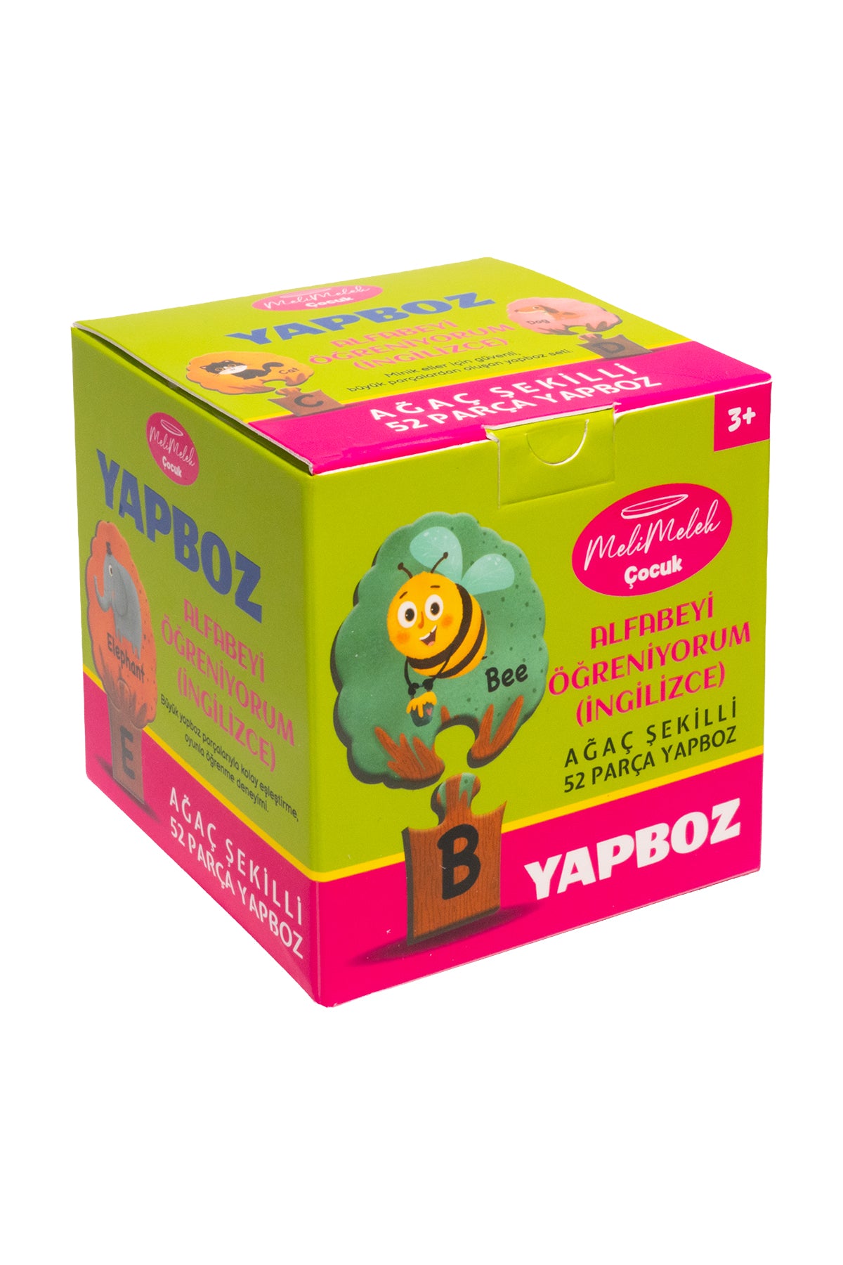 Melimelek Çocuk Yapboz Puzzle - Alfabeyi Öğreniyorum (İngilizce) (Ceyda Düvenci) - görünüm 1 / 3