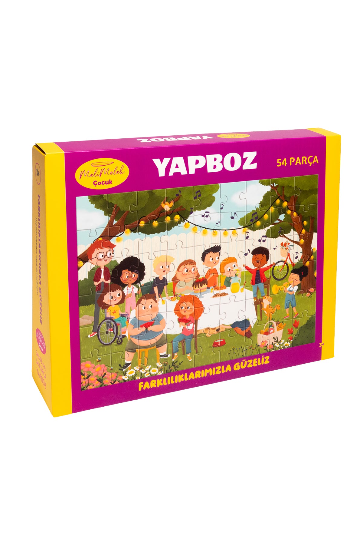 Melimelek Çocuk Yapboz Puzzle - Farklılıklarımızla Güzeliz  (Ceyda Düvenci) - görünüm 1 / 3