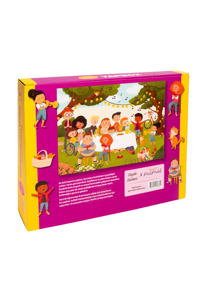 Melimelek Çocuk Yapboz Puzzle - Farklılıklarımızla Güzeliz  (Ceyda Düvenci)