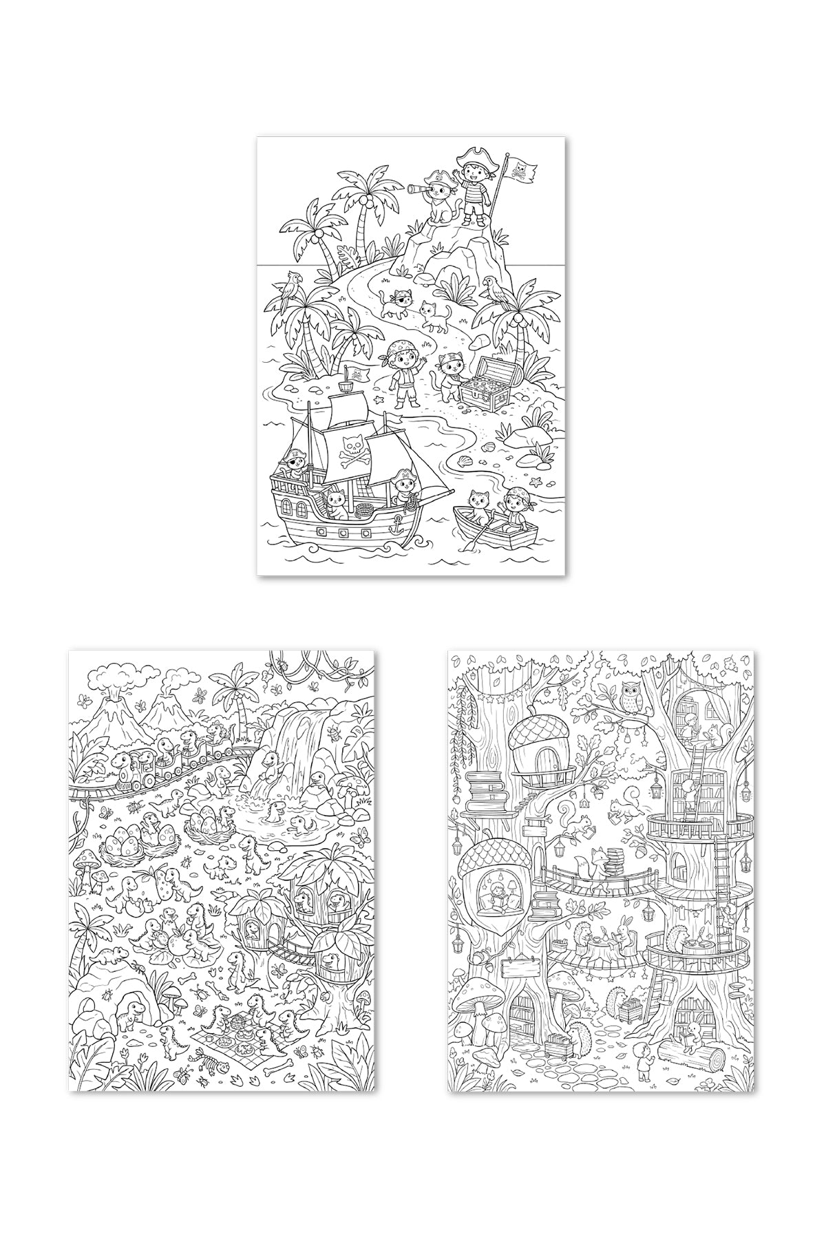 Melimelek Dev Boyama Posteri 3'lü Set 2 70x100 - görünüm 2 / 4