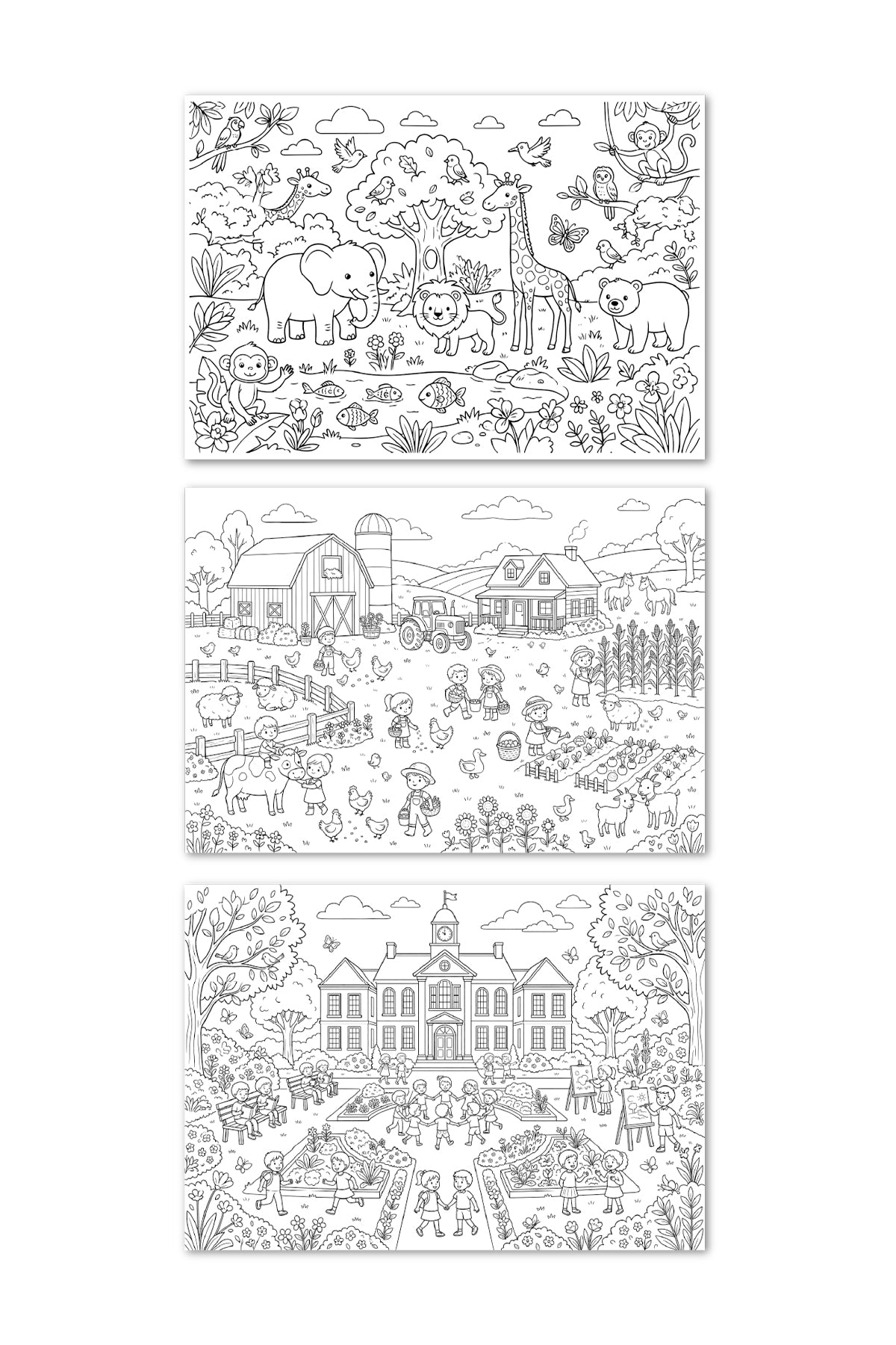 Melimelek Dev Boyama Posteri 3'lü Set 6 70x100 - görünüm 3 / 4