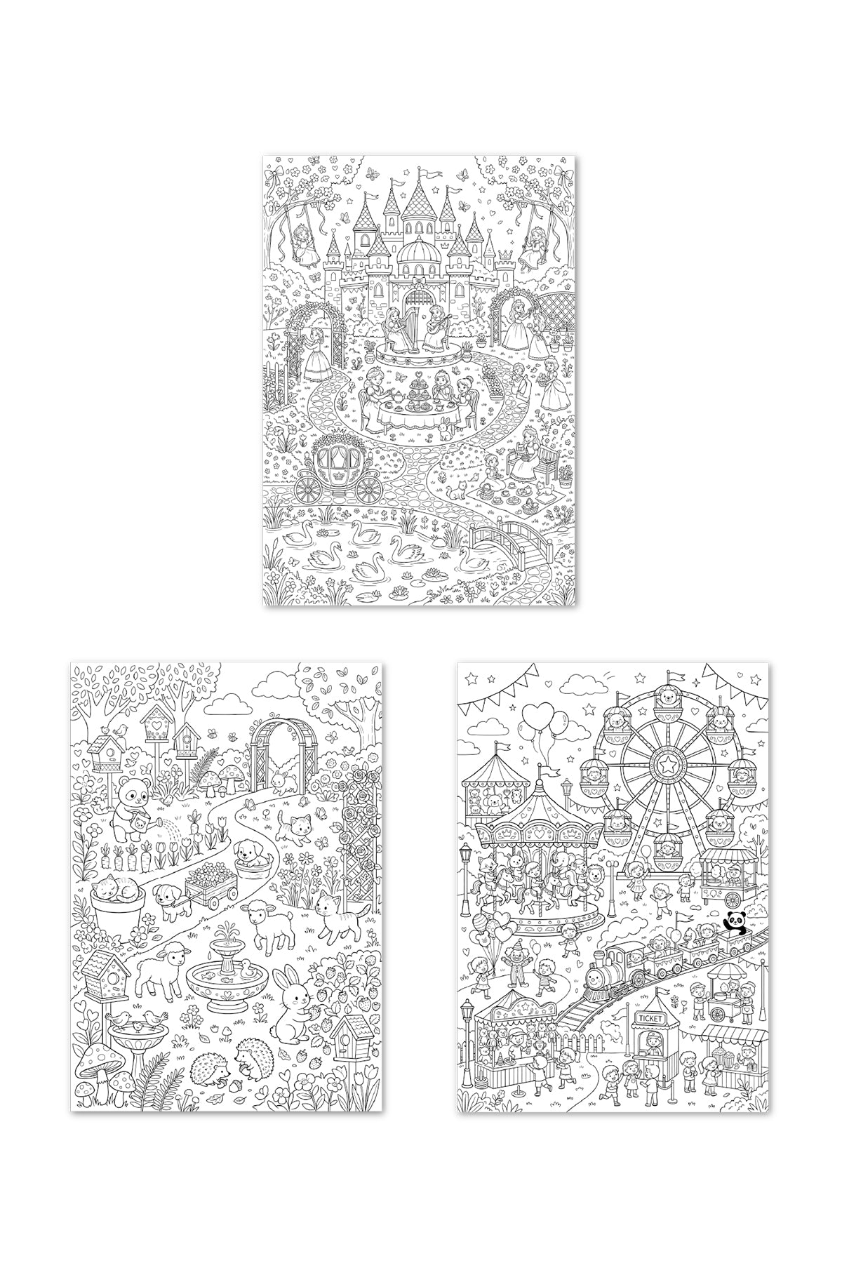 Melimelek Dev Boyama Posteri 3'lü Set 8 70x100 - görünüm 3 / 4