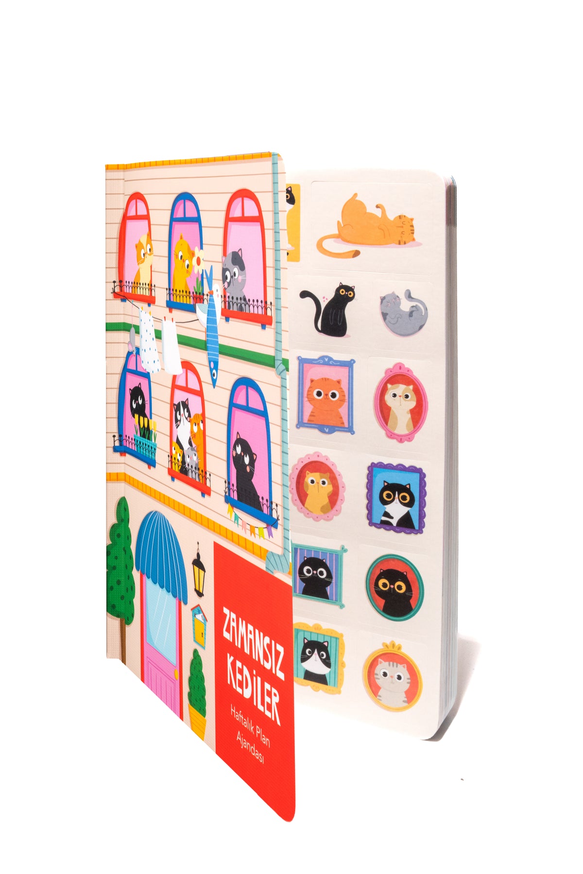 Thinkbook Zamansız Ajanda, Zamansız Kediler Ajandası Balkon - görünüm 2 / 4