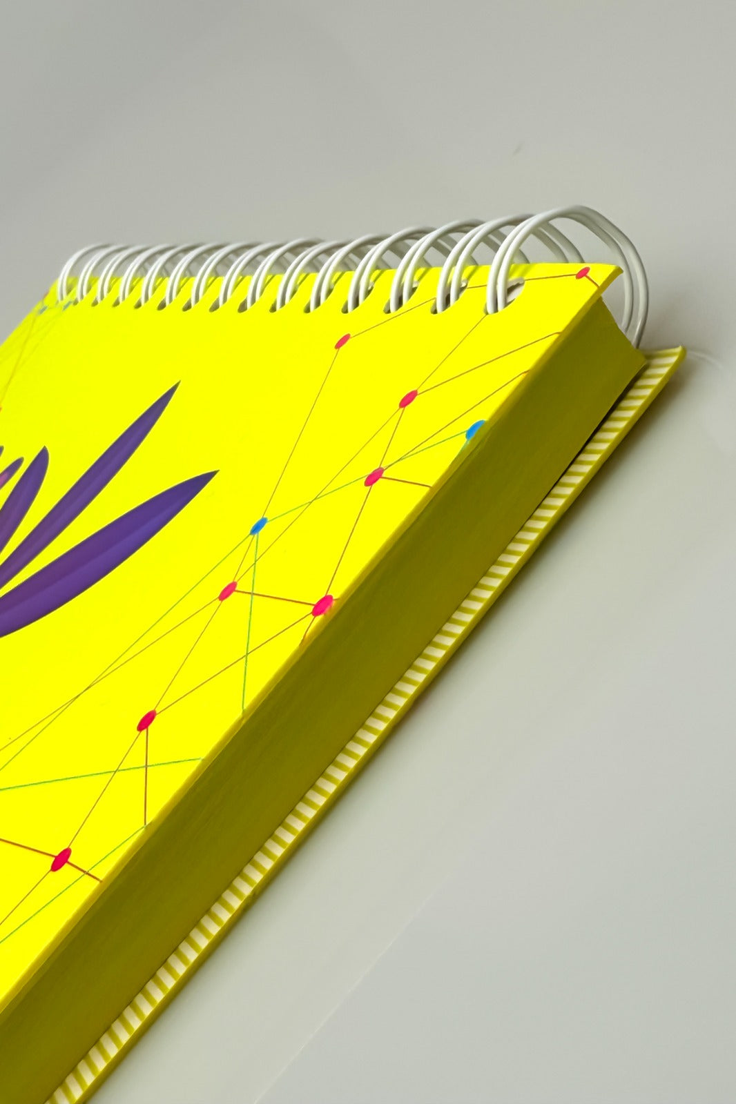 Prestij Hummingbird Neon Sarı Spiralli Kareli Defter - görünüm 5 / 5