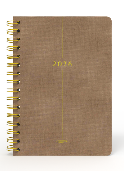 Melimelek 2026 Bej Günlük Ajanda (Bez Ciltli) - Ceyda Düvenci