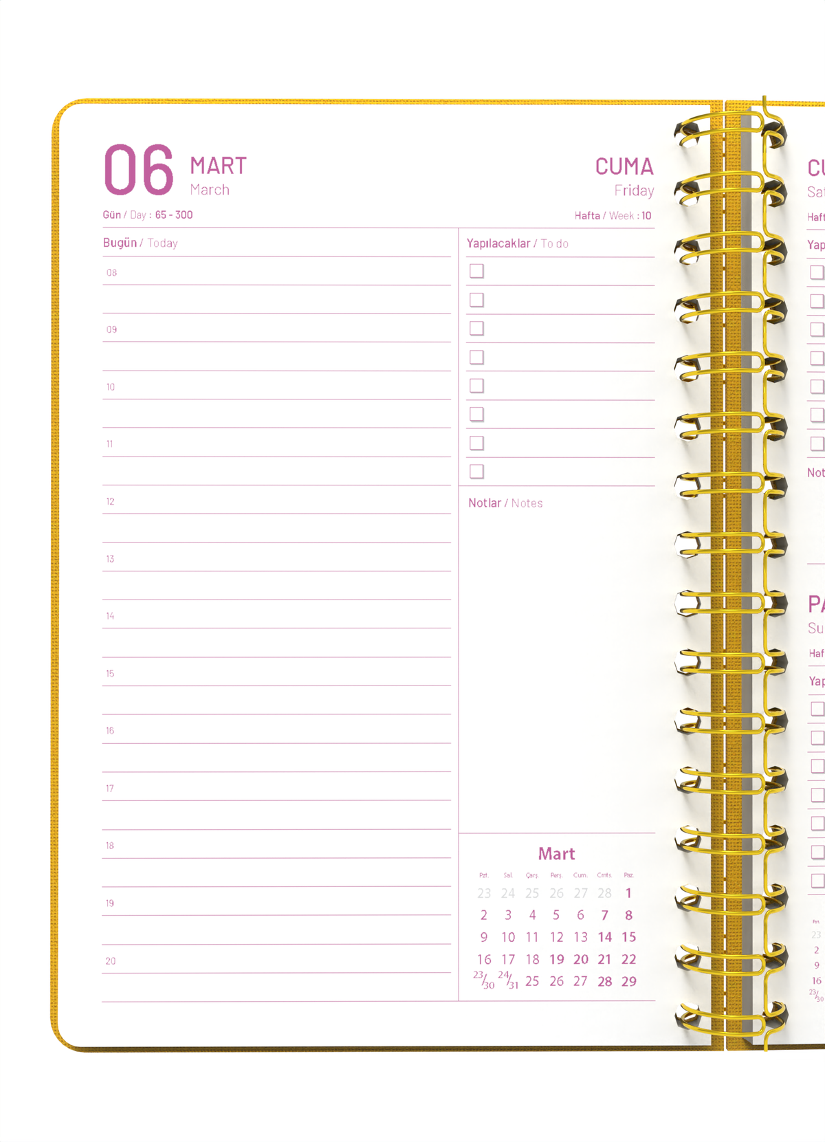 Melimelek 2026 Hardal Günlük Ajanda (Bez Ciltli) - Ceyda Düvenci - görünüm 3 / 5