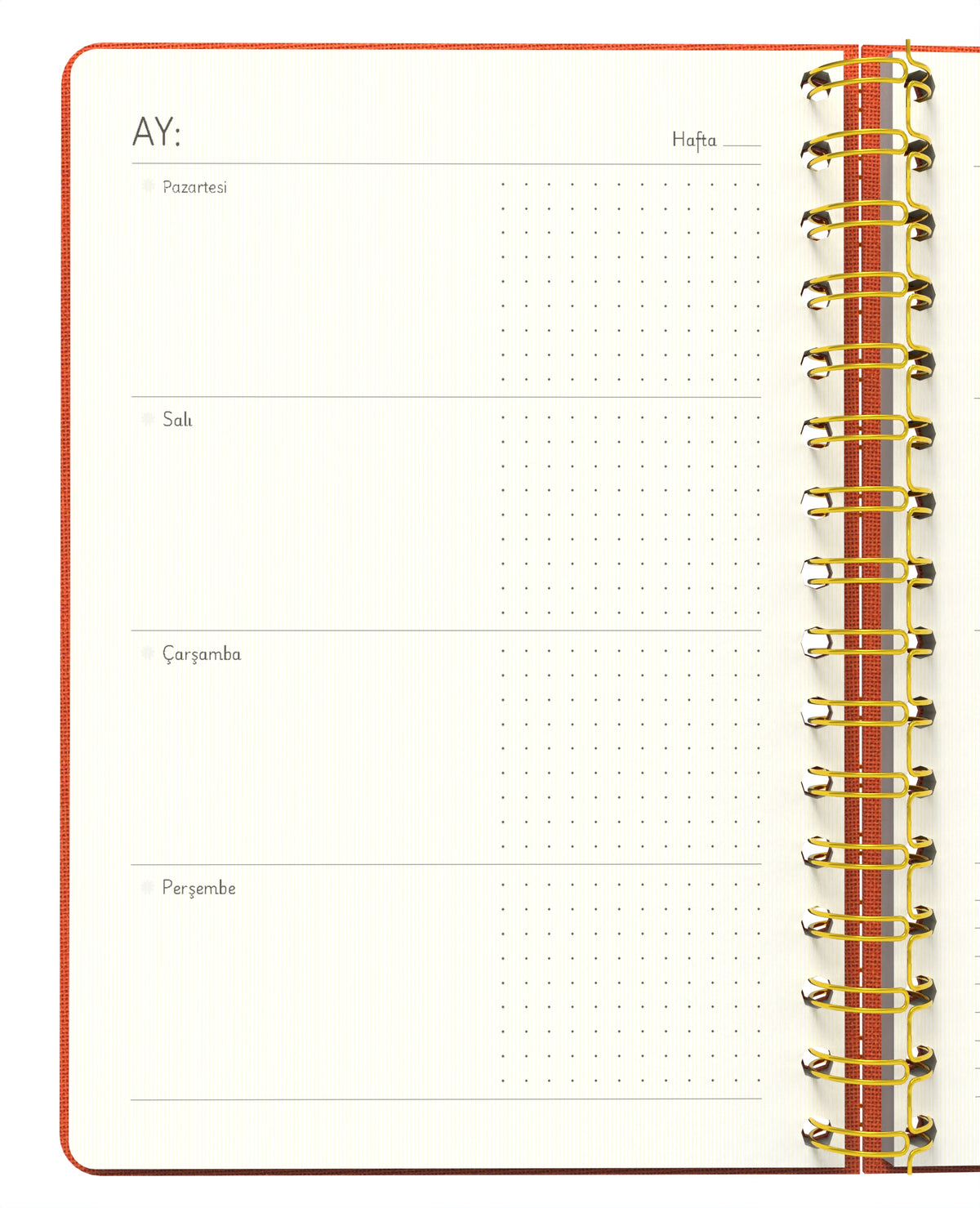 Melimelek Planner Turuncu (Bez Ciltli) - Ceyda Düvenci - görünüm 3 / 5