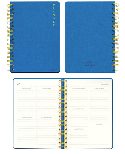 Melimelek Planner Mavi (Bez Ciltli) - Ceyda Düvenci