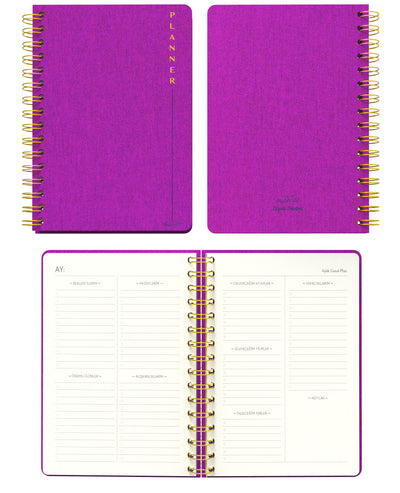 Melimelek Planner Pembe (Bez Ciltli) - Ceyda Düvenci