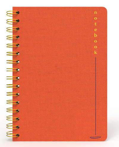 Melimelek Çizgili Defter Turuncu (Bez Ciltli) - Ceyda Düvenci