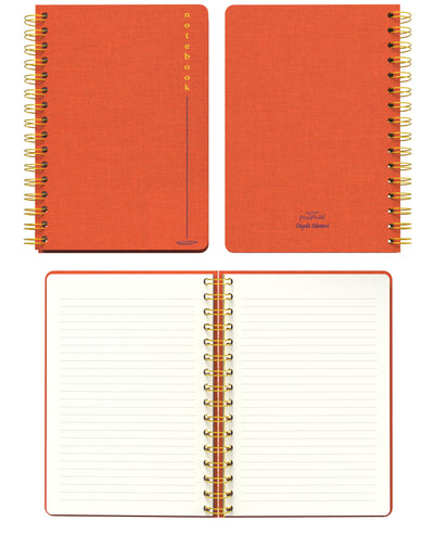 Melimelek Çizgili Defter Turuncu (Bez Ciltli) - Ceyda Düvenci