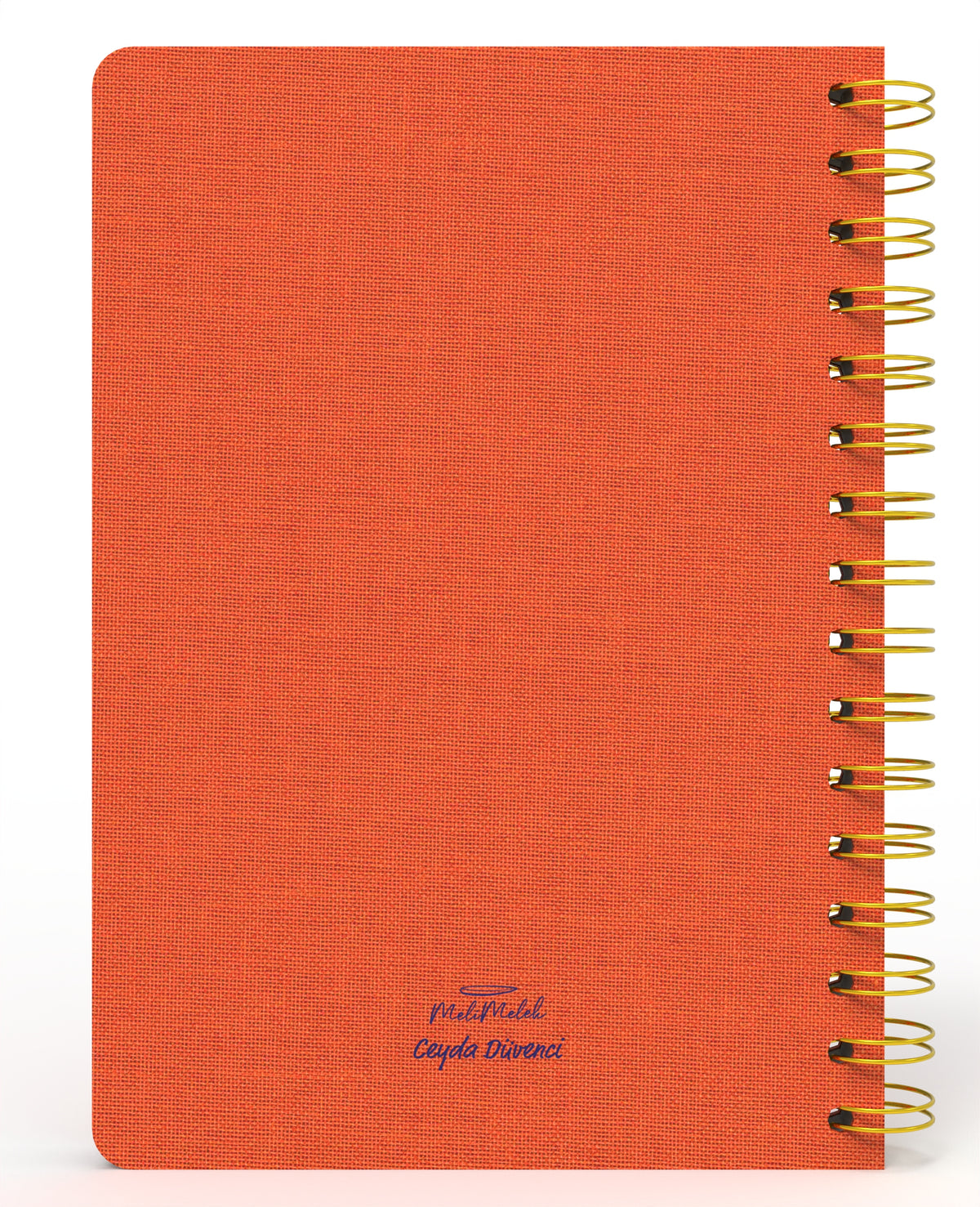 Melimelek Çizgili Defter Turuncu (Bez Ciltli) - Ceyda Düvenci - görünüm 5 / 5