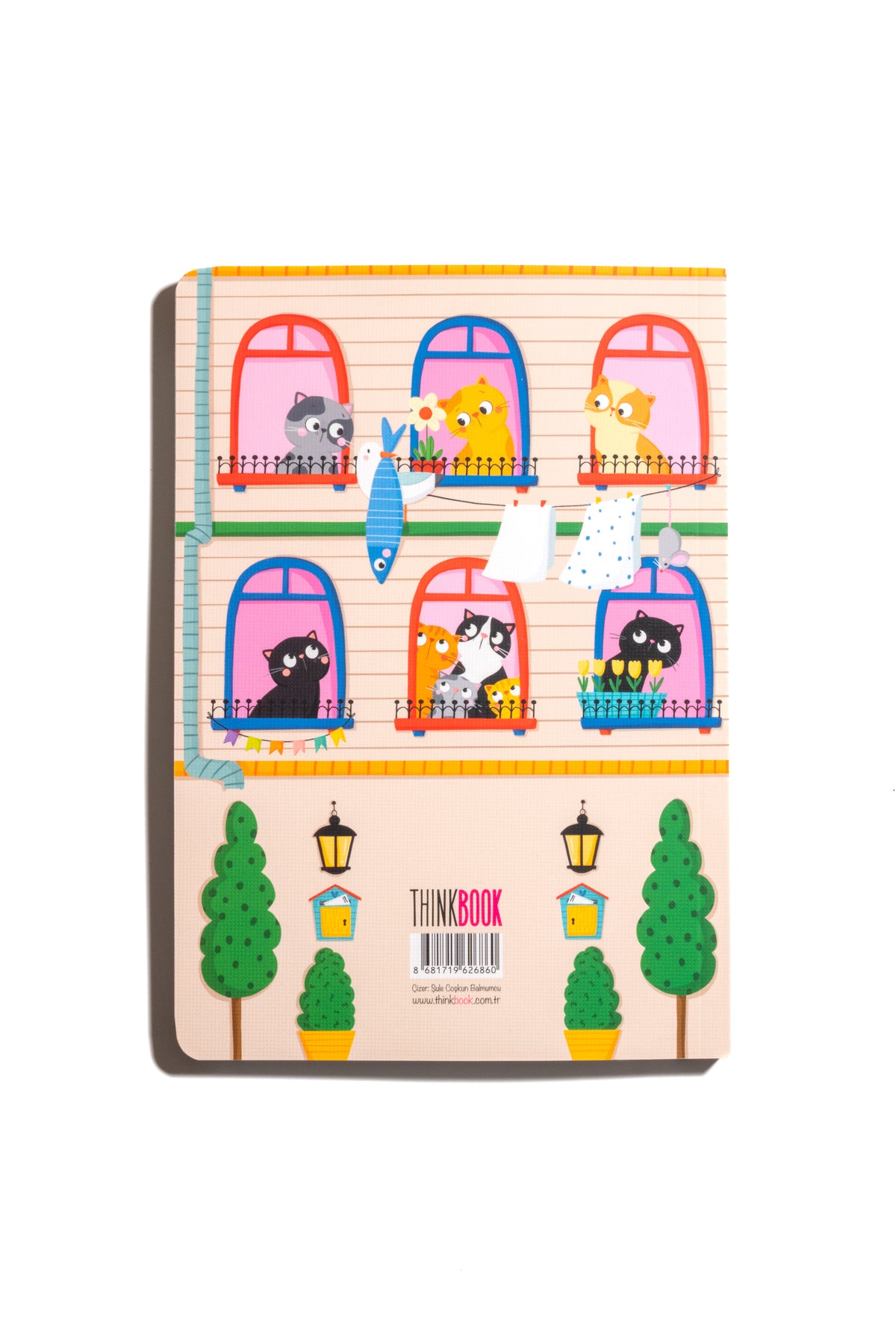 Thinkbook Zamansız Ajanda, Zamansız Kediler Ajandası Balkon - görünüm 4 / 4