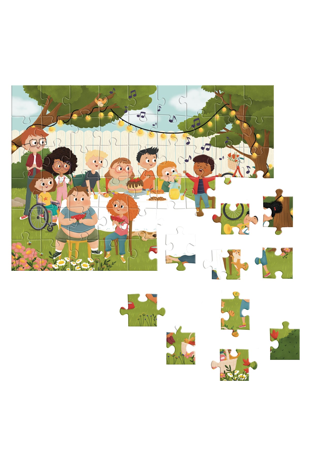 Melimelek Çocuk Yapboz Puzzle - Farklılıklarımızla Güzeliz  (Ceyda Düvenci) - görünüm 2 / 4