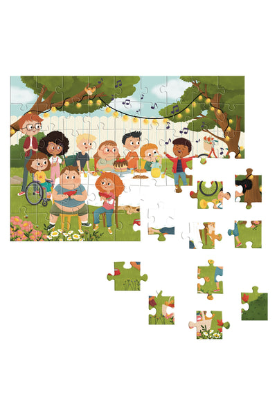 Melimelek Çocuk Yapboz Puzzle - Farklılıklarımızla Güzeliz  (Ceyda Düvenci)