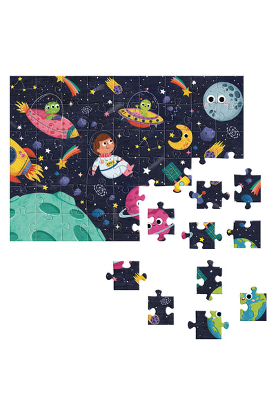 Melimelek Çocuk Yapboz Puzzle - Uzay Macerası (Ceyda Düvenci)