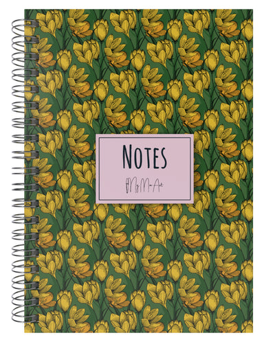 My Mia Art Magnolia-Big Sert Kapak Spiralli Defter, 17x24 cm