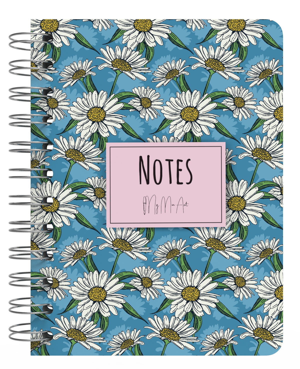 My Mia Art Daisy Magnolia Mini Sert Kapaklı Spiralli Defter Set - görünüm 3 / 4
