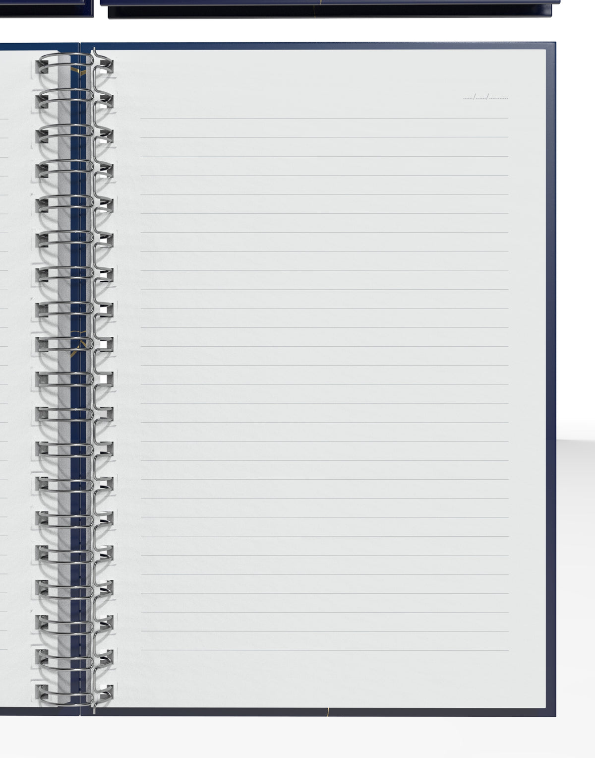 Denden Mermer Lacivert  Spiralli Defter, 17x24 cm - görünüm 4 / 5