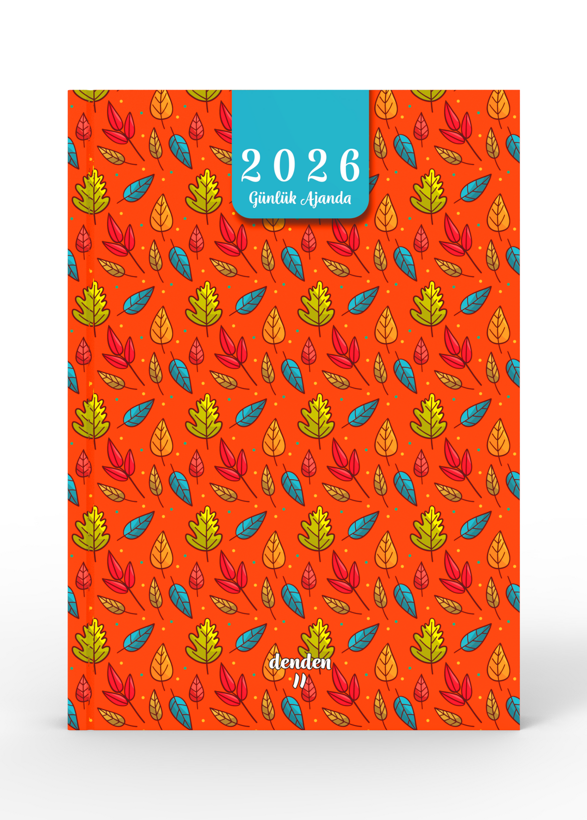Denden 2026 Günlük Ajanda Yapraklar Turuncu - görünüm 1 / 6