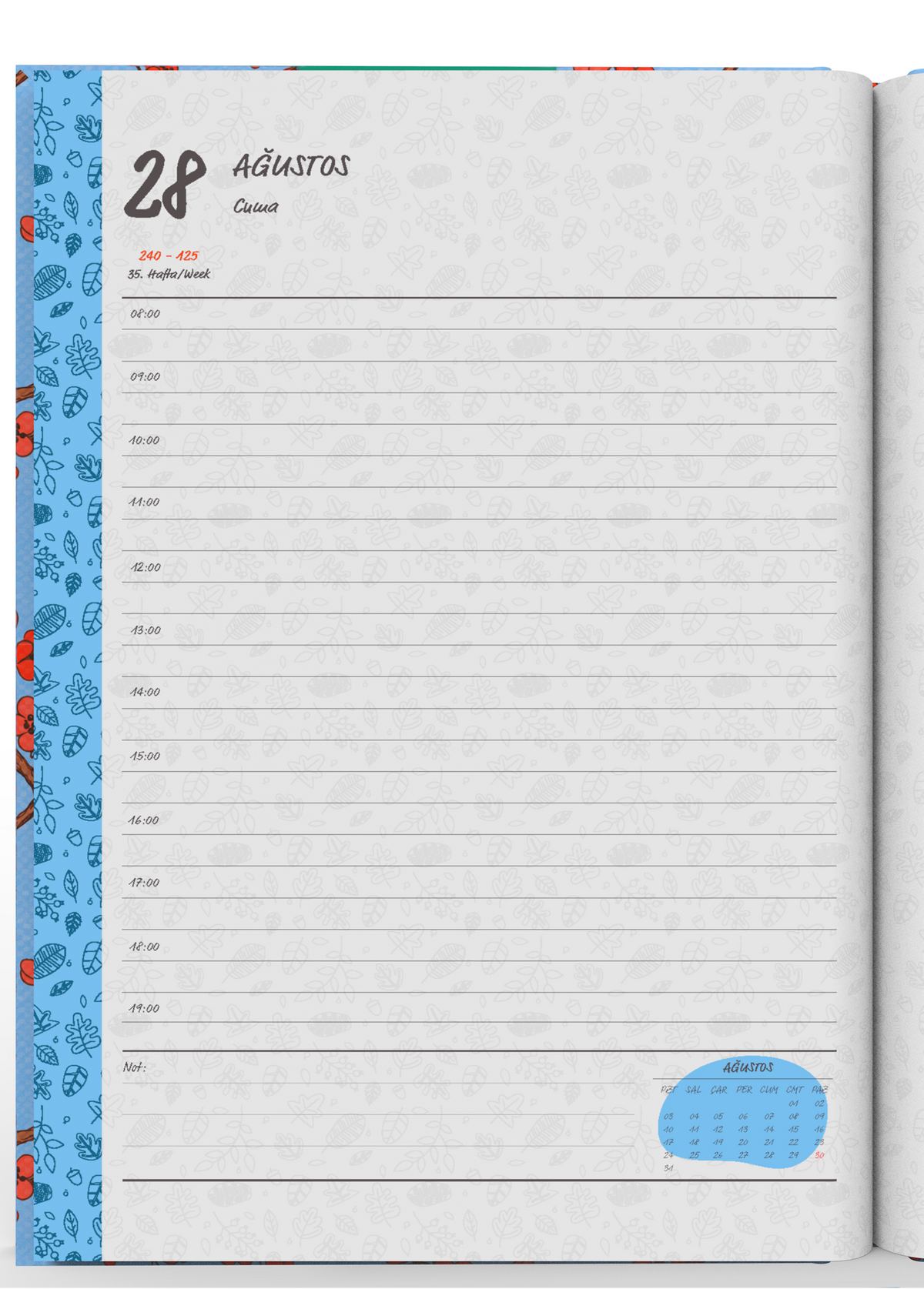 Denden 2026 Günlük Ajanda Kiraz Çiçeği - görünüm 4 / 6