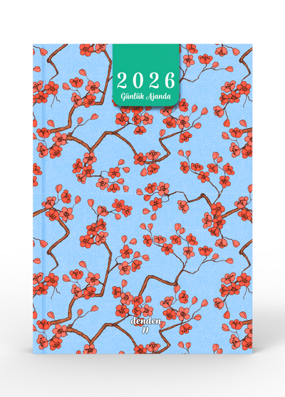 Denden 2026 Günlük Ajanda Kiraz Çiçeği
