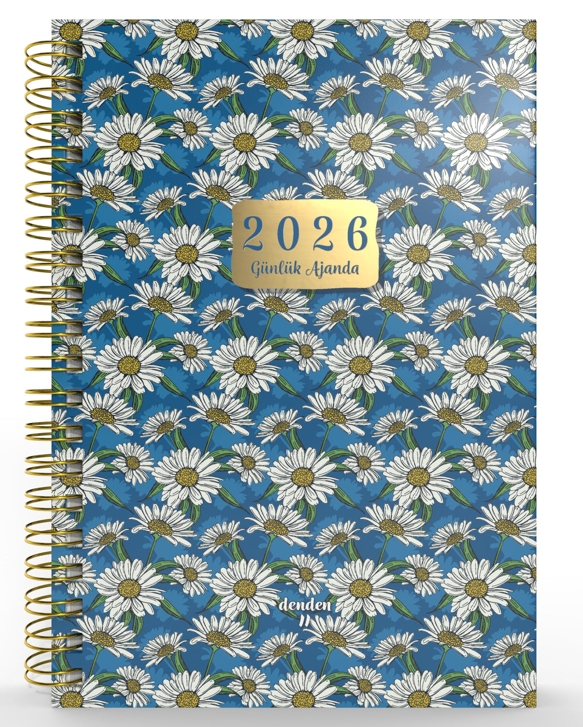 Denden Spiralli 2026 Günlük Ajanda Flowers 2 - görünüm 1 / 6