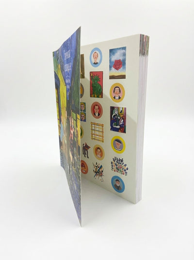 Melimelek Zamansız Ressamlar Ajandası IV, Zamansız Ajanda 16.5x19.5 cm (Sticker'lı)