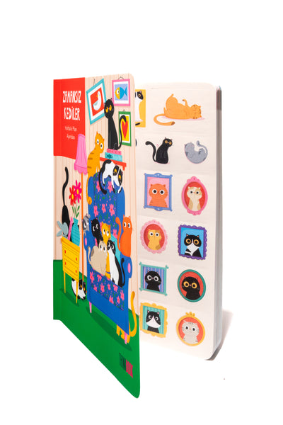 Thinkbook Zamansız Ajanda, Zamansız Kediler Ajandası Renkli Koltuk