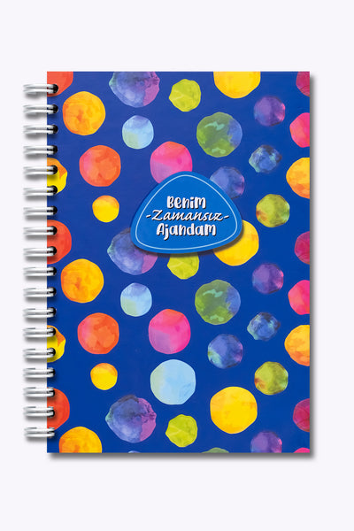 Denden Benim Ajandam Color Bubble Zamansız Ajanda, 17x24 cm