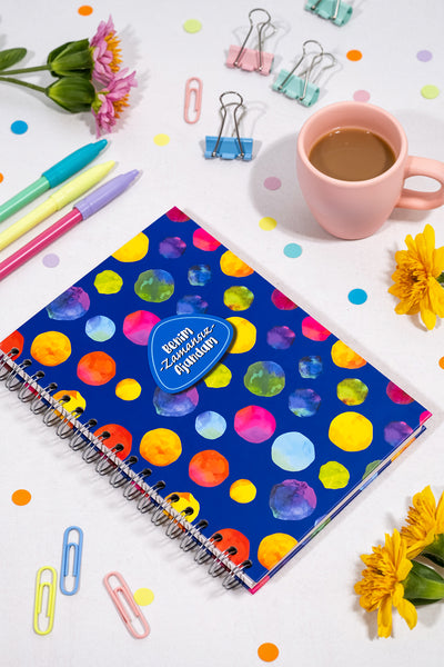 Denden Benim Ajandam Color Bubble Zamansız Ajanda, 17x24 cm