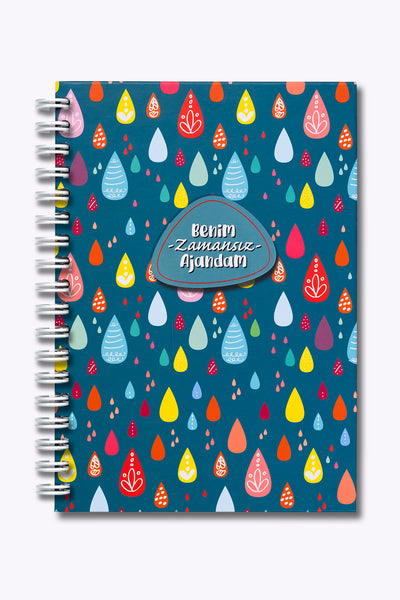 Denden Benim Ajandam Color Drop Zamansız Ajanda, 17x24 cm