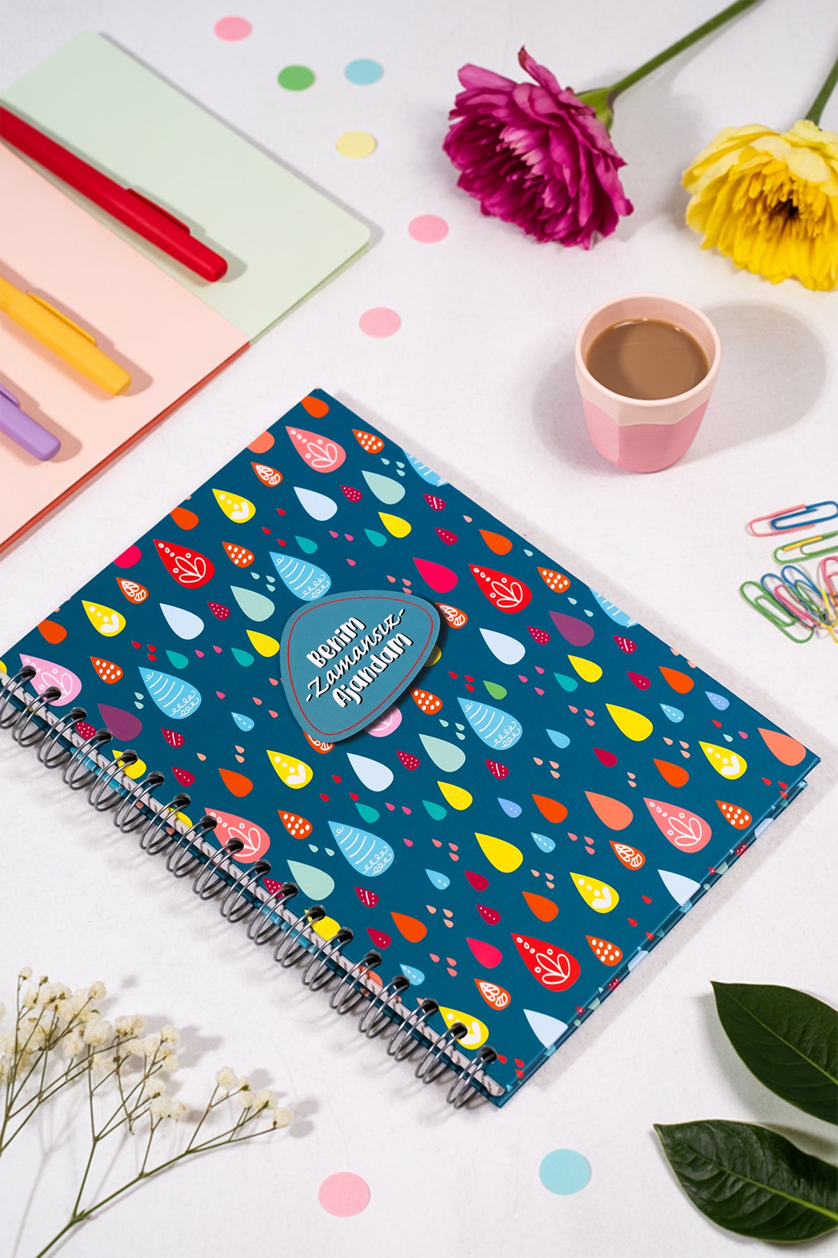 Denden Benim Ajandam Color Drop Zamansız Ajanda, 17x24 cm - görünüm 1 / 4