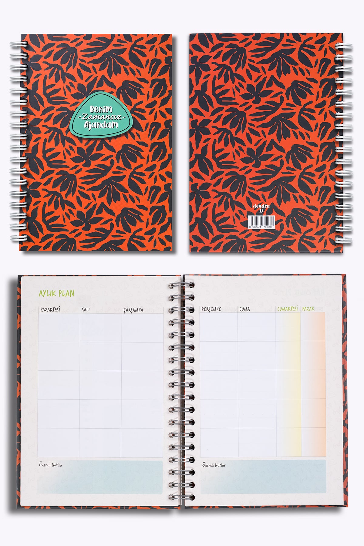 Denden Benim Ajandam Reddy Zamansız Ajanda, 17x24 cm - görünüm 5 / 6