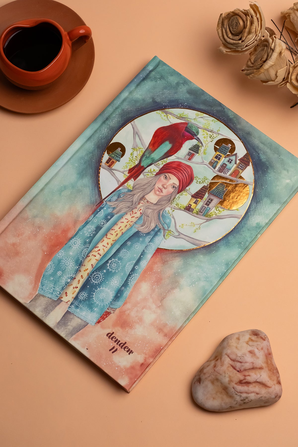 Denden Düş Çizgisi  Sert Kapak Defter, 17x24 cm - görünüm 2 / 4