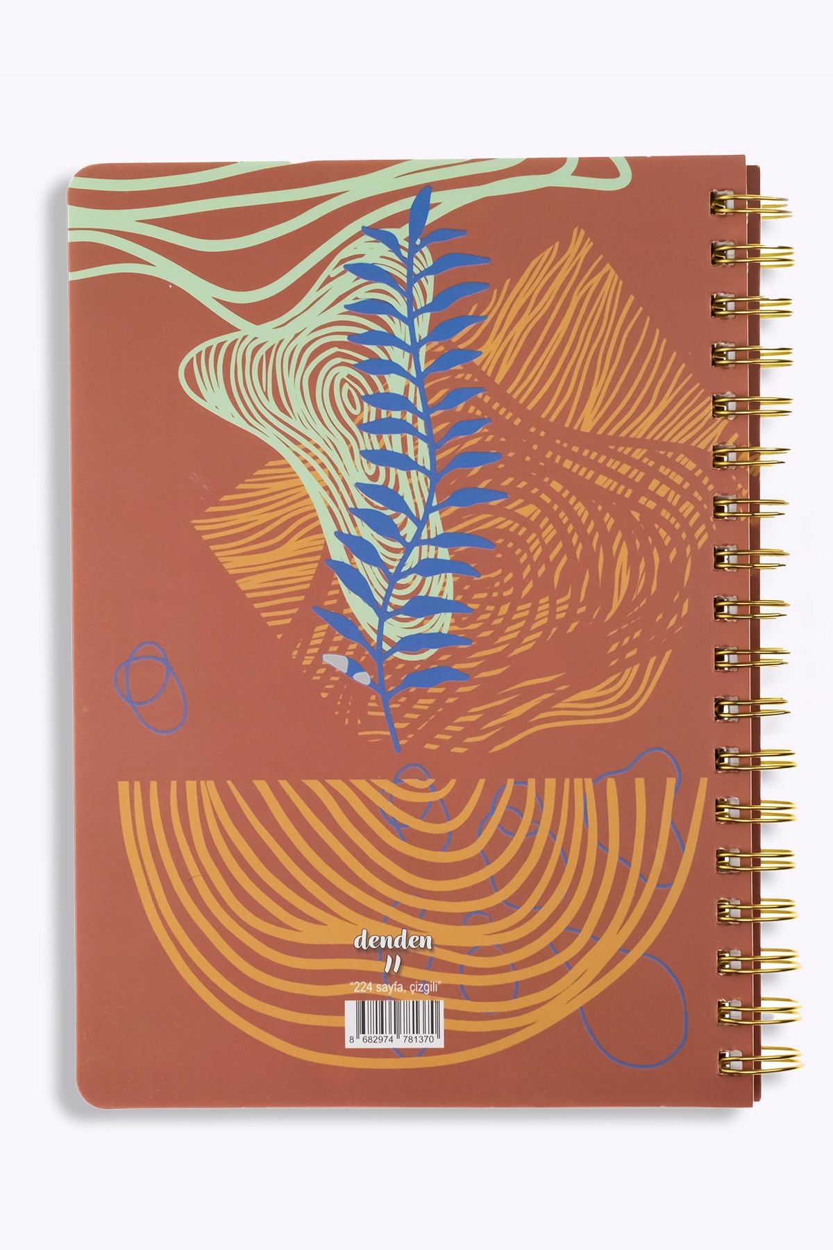 Denden Redactar Kırmızı Spiralli Defter, 17x24 cm - görünüm 3 / 4