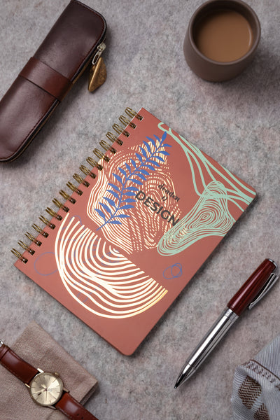 Denden Redactar Kırmızı Spiralli Defter, 17x24 cm