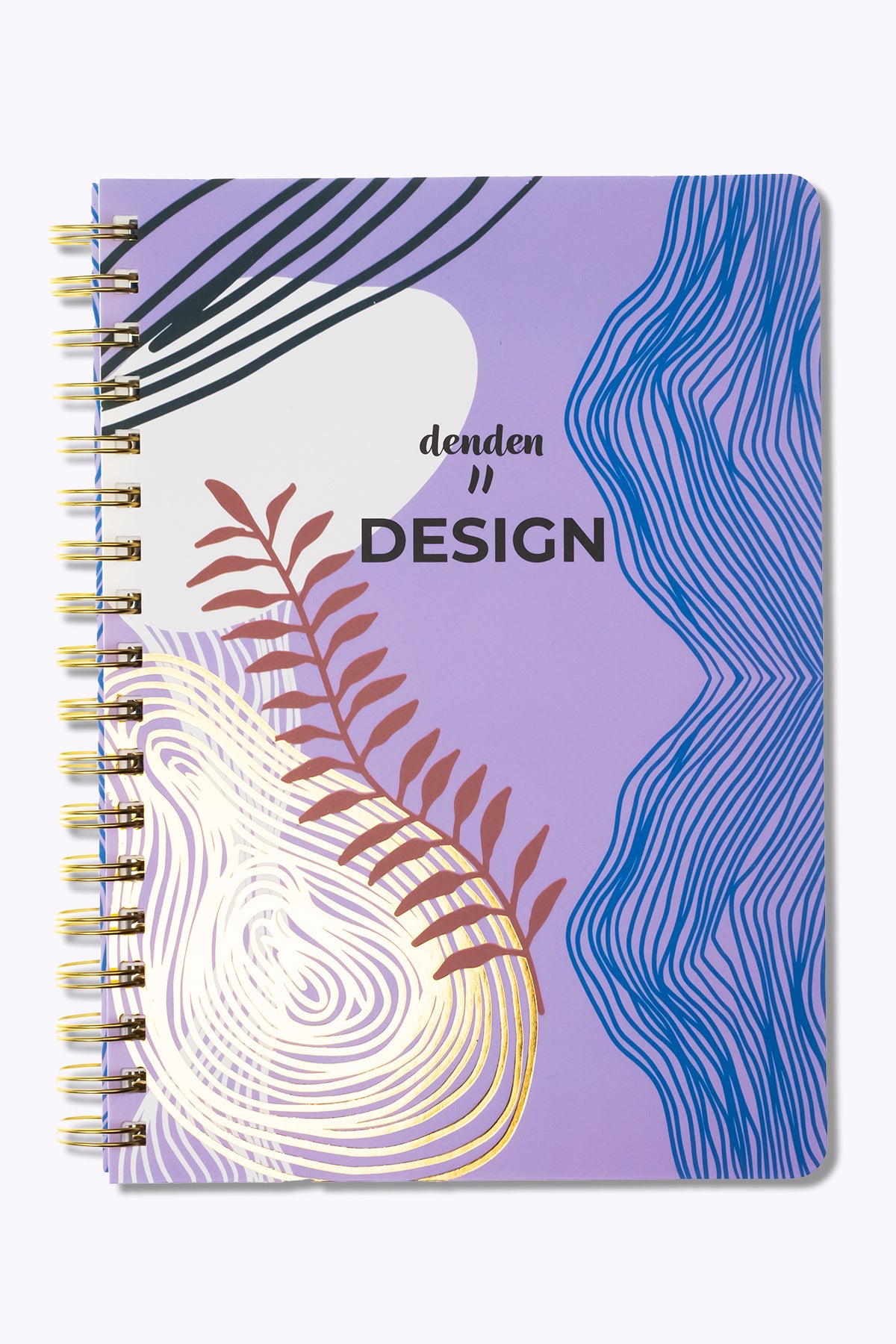 Denden Redactar Mor Spiralli Defter, 17x24 cm - görünüm 1 / 4