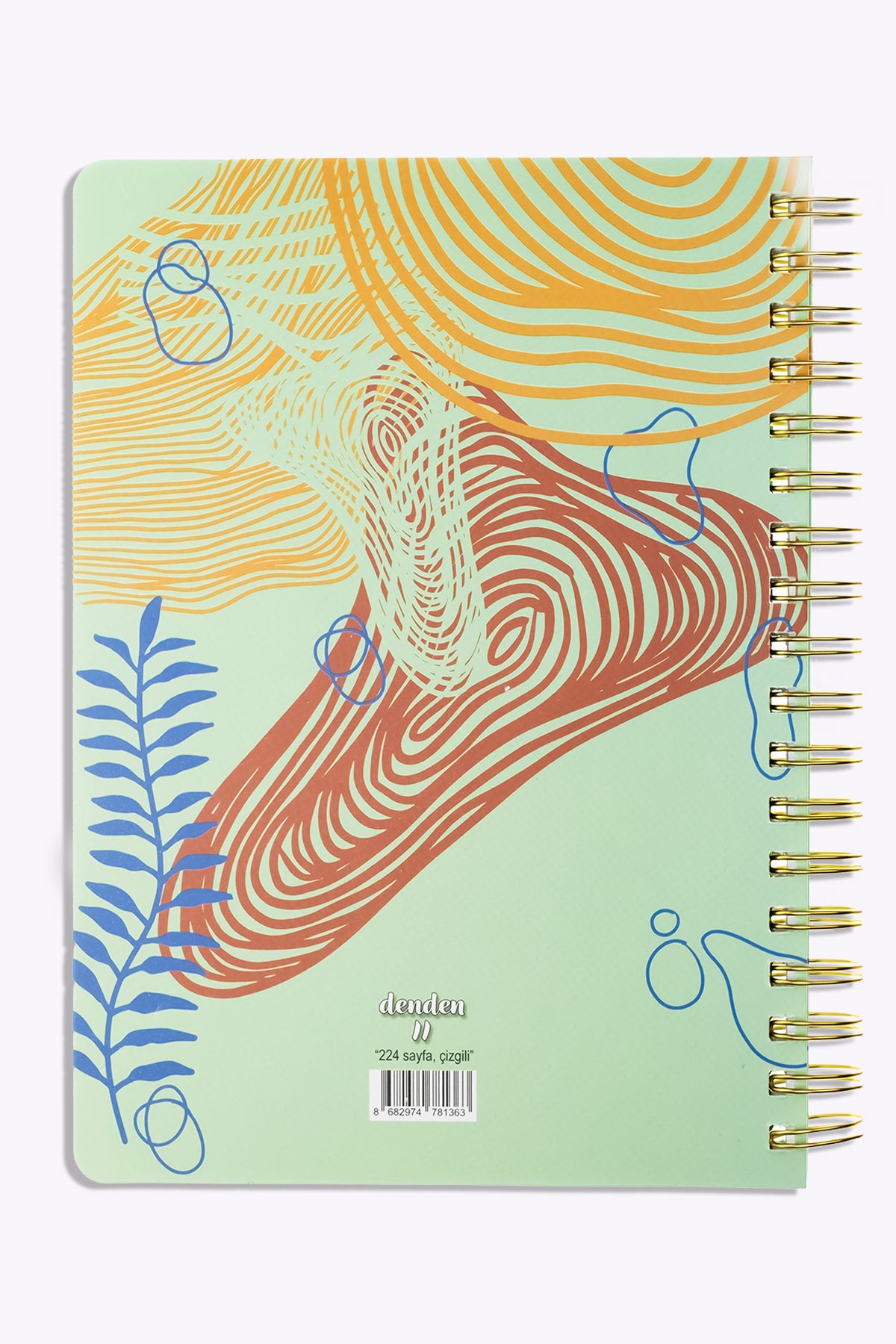 Denden Redactar Yeşil  Spiralli Defter, 17x24 cm - görünüm 3 / 4