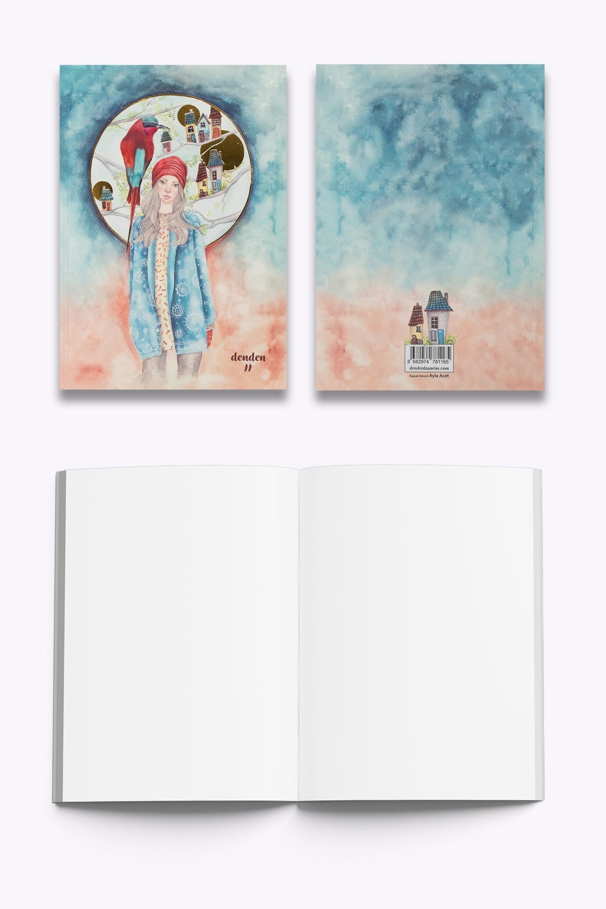 Denden Soft Düş Çizgisi  Defter, 16.5x23.5 cm - görünüm 4 / 4