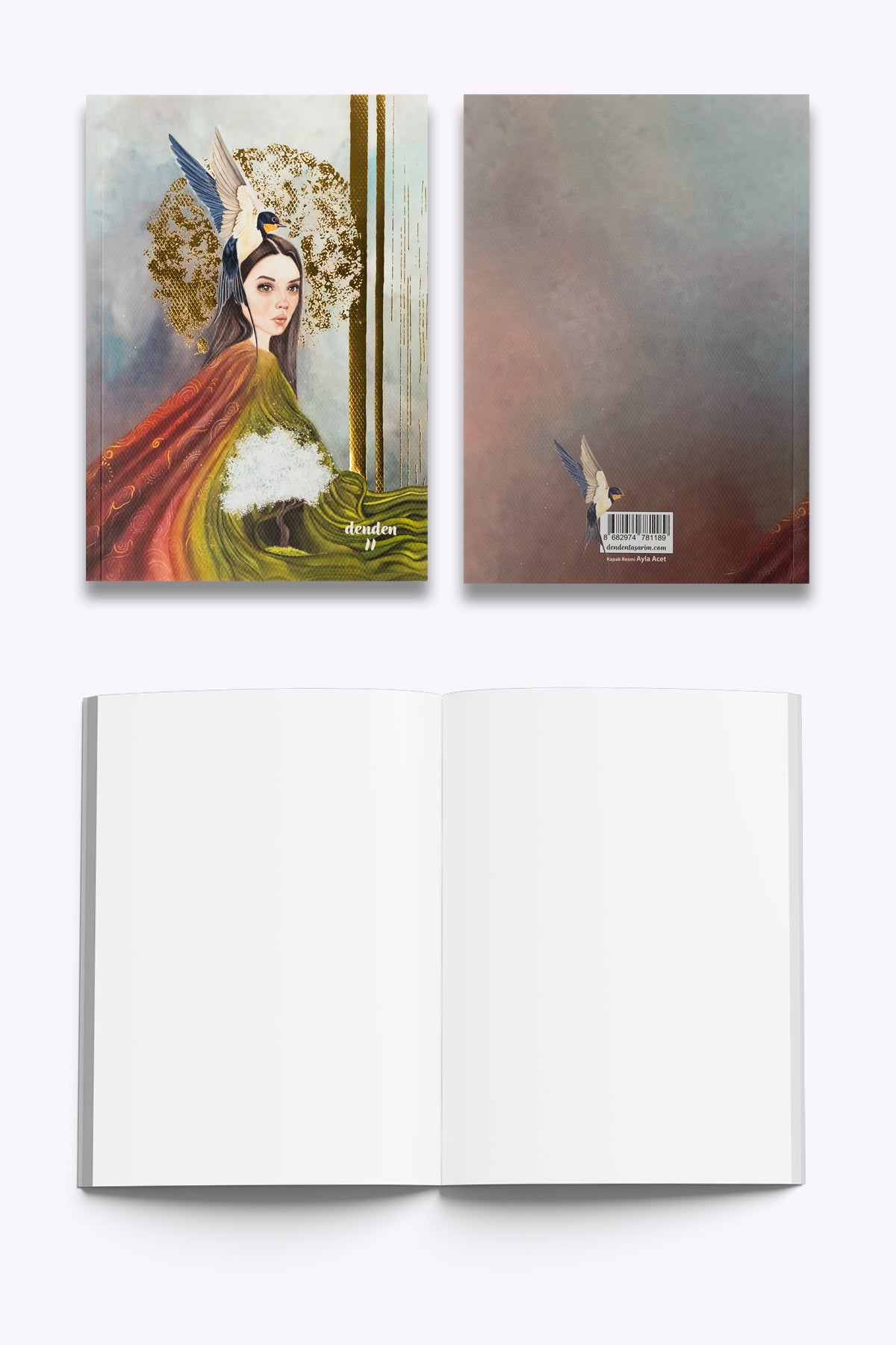 Denden Soft Kalp Atışı  Defter, 16.5x23.5 cm - görünüm 4 / 4