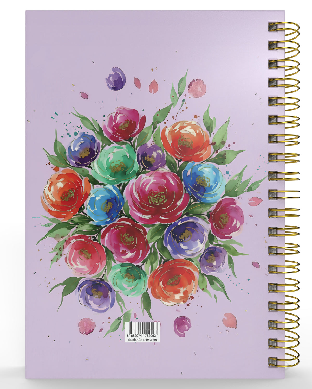 Denden Spiralli 2026 Günlük Ajanda Flowers 5 - görünüm 6 / 6