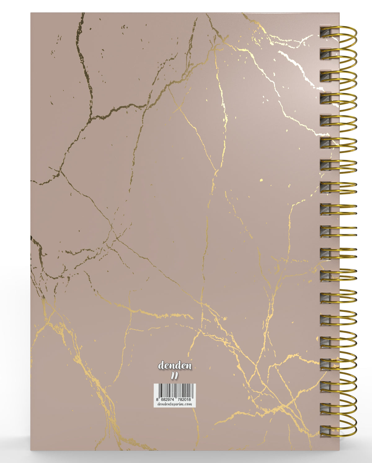 Denden Spiralli 2026 Günlük Ajanda Mermer Bej - görünüm 6 / 6