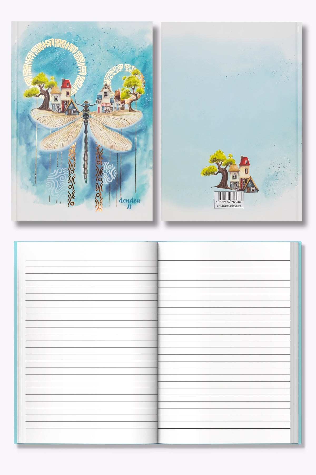 Denden Umudun Aşkı  Sert Kapak Defter, 17x24 cm - görünüm 4 / 4