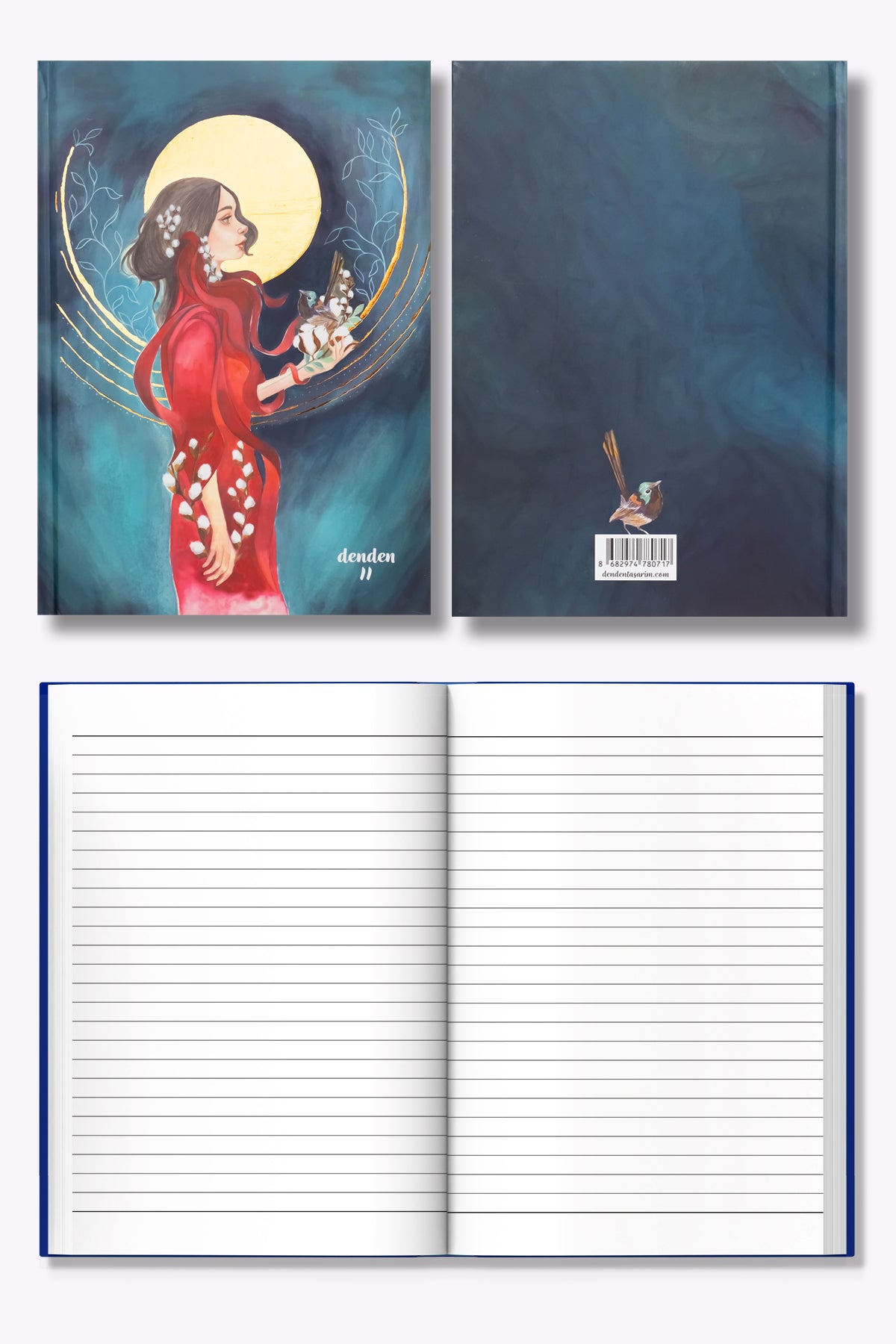 Denden Zamansız  Sert Kapak Defter, 17x24 cm - görünüm 4 / 4