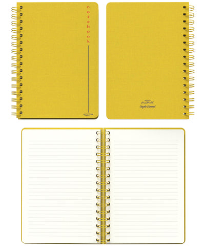 Melimelek Çizgili Defter Sarı (Bez Ciltli) - Ceyda Düvenci