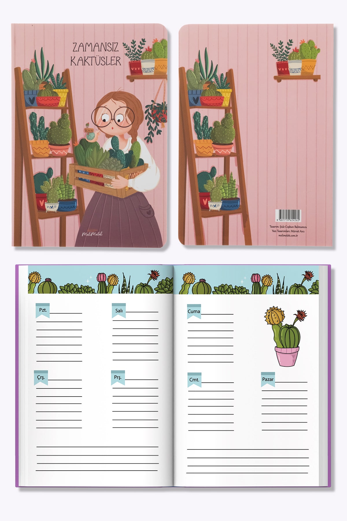 Melimelek Euphorbia  Zamansız Ajanda, 15x21.5 cm - görünüm 4 / 5