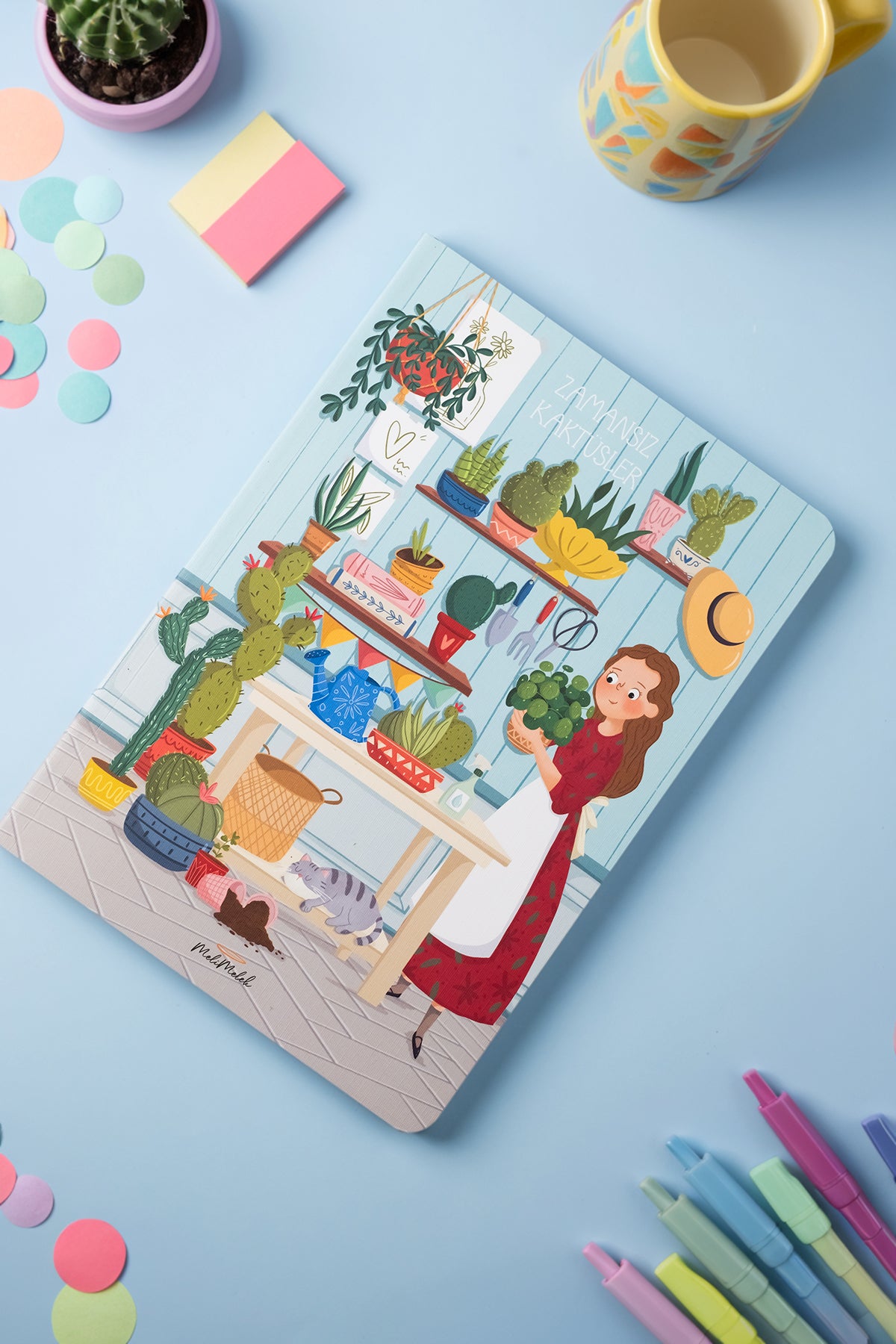 Melimelek Kaktüs Echino Zamansız Ajanda, 15x21.5 cm - görünüm 2 / 5